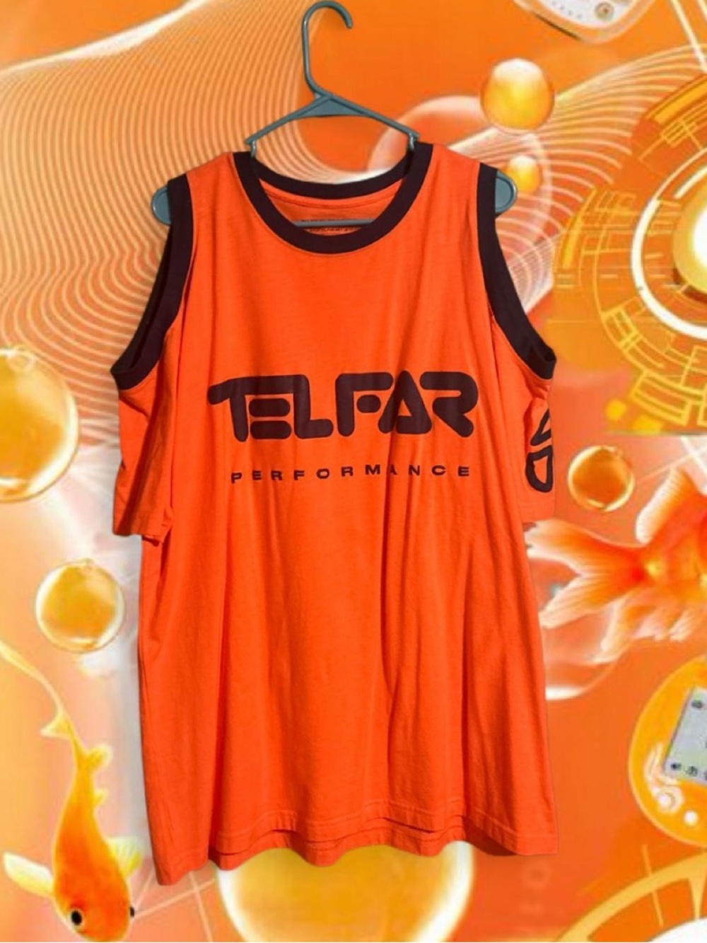 Telfar Performance Orange T-shirt